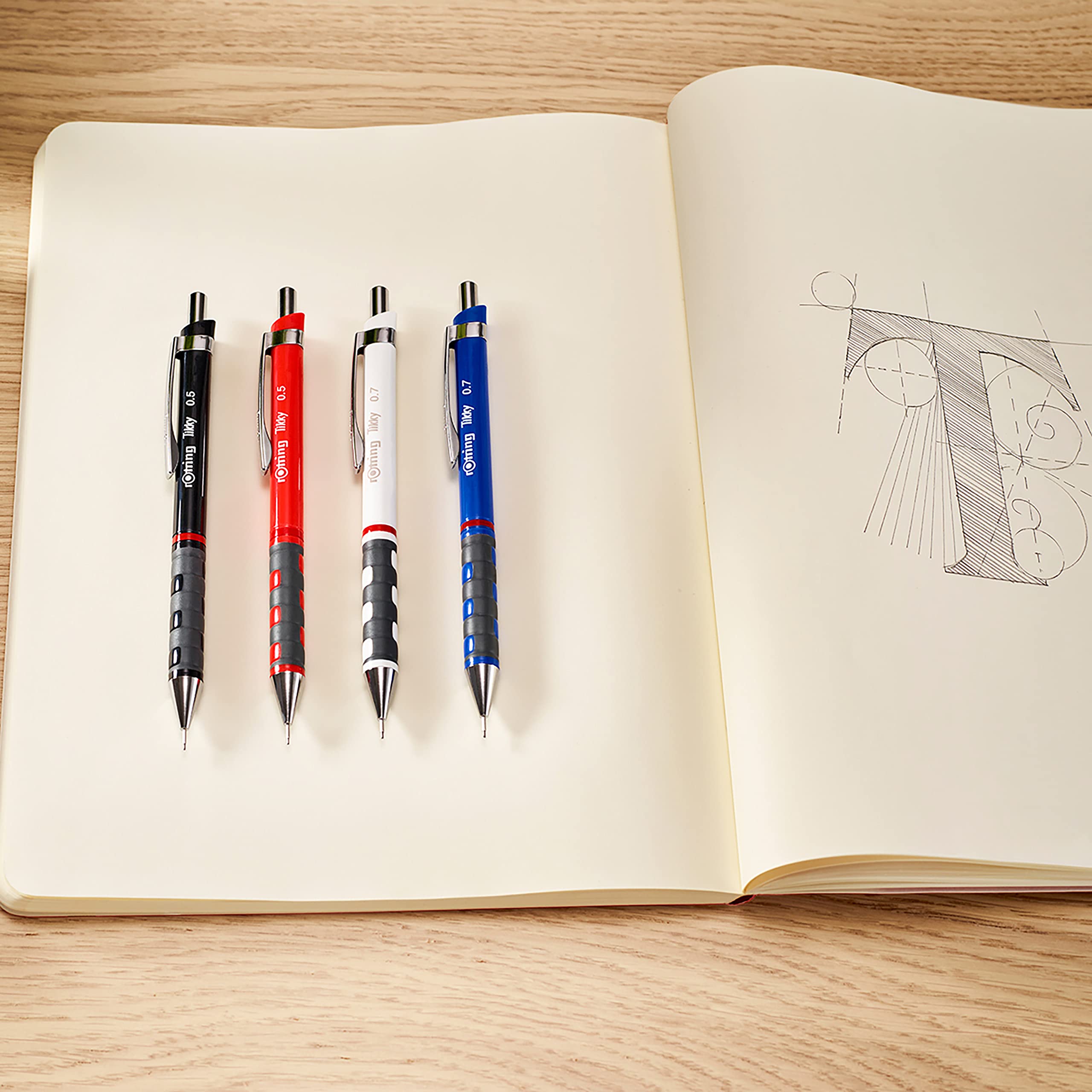 rotring-tikky-rd-druckbleistift-0-7-mm-rot-feinminenstift image 3