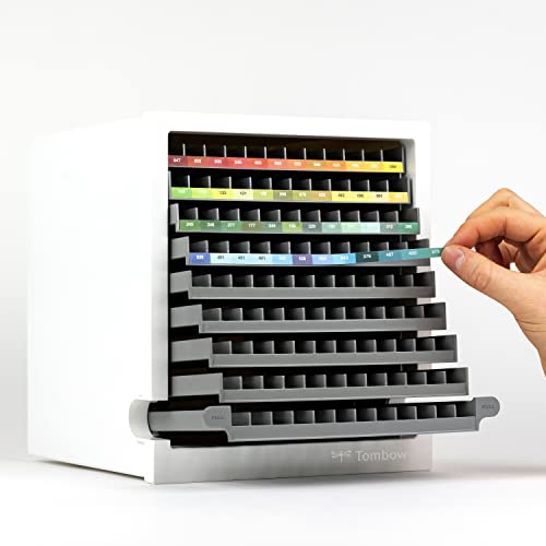 tombow-schreibtisch-organizer-f-r-108-stifte-ausziehbare-f-cher-orga-108c image 4