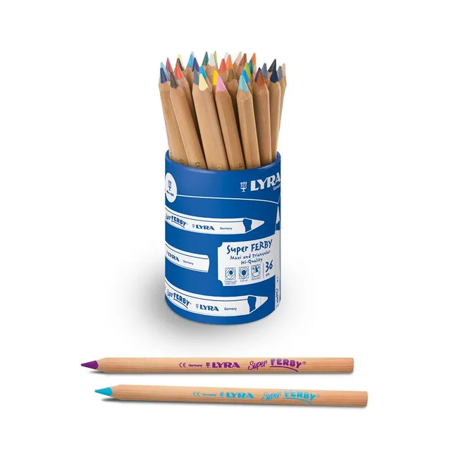lyra-super-ferby-nature-school-pack-dicke-dreikant-buntstifte image 1