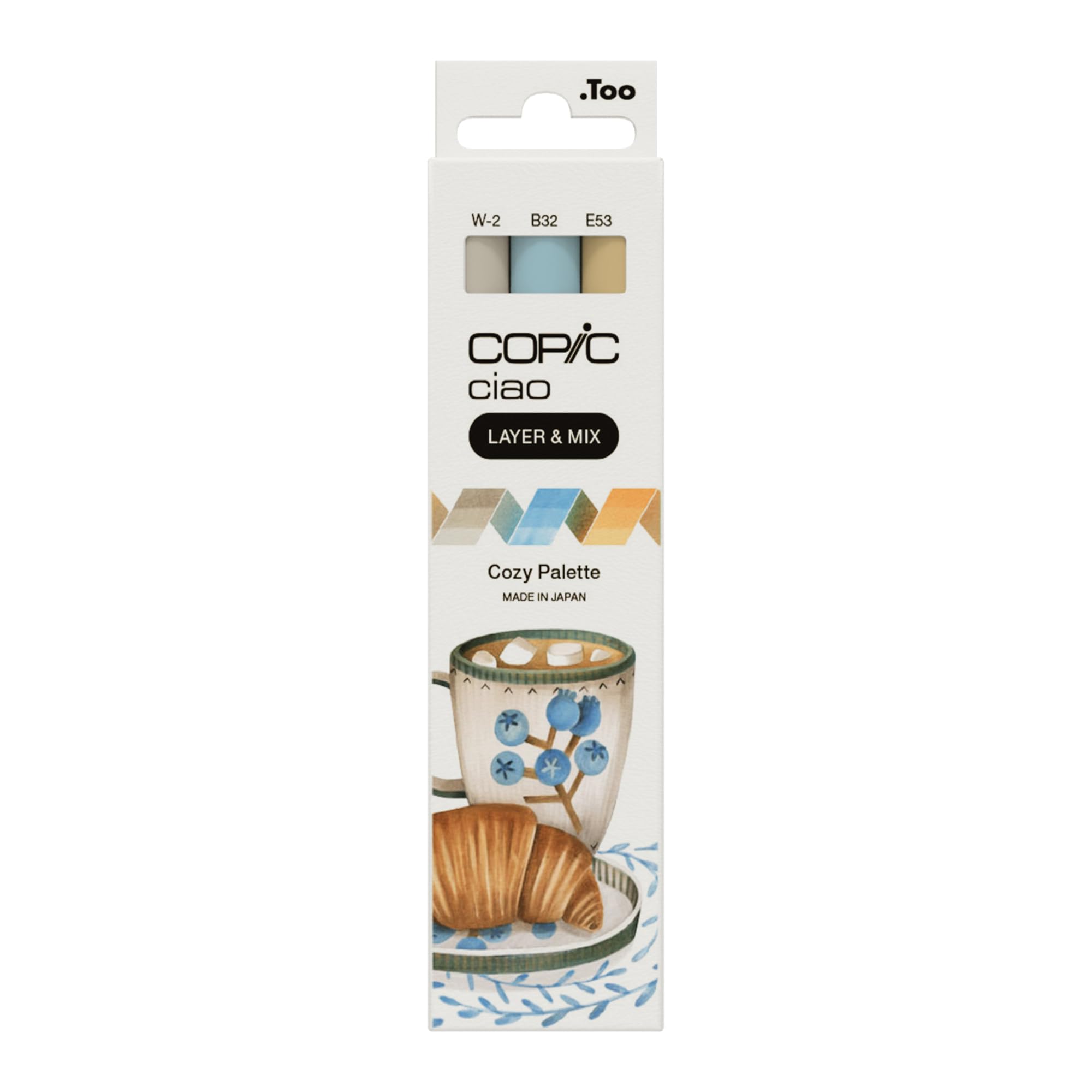 copic-ciao-layer-mix-starter-set-cozy-marker-set-mit-3-farben-a5-markerpad-und-v image 4