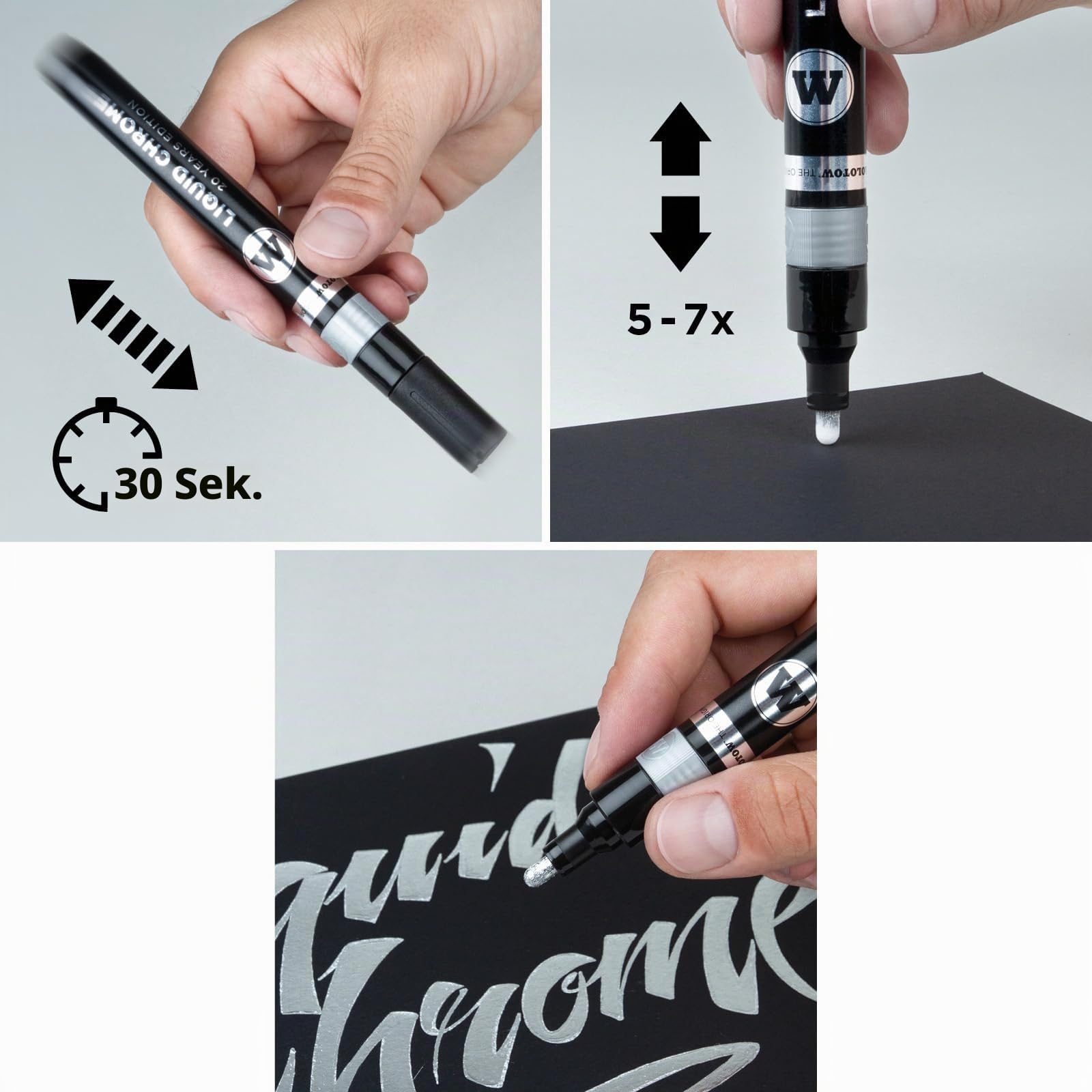 molotow-liquid-chrome-calligraphy-3-0-mm-chrom-marker-3er-set image 4
