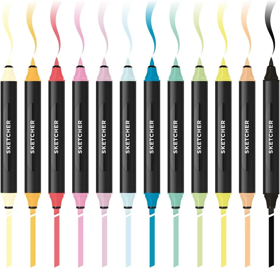 molotow-sketcher-twinmarker-main-kit-2-12-twin-marker-pinselspitze-3-mm-keilspit image 1