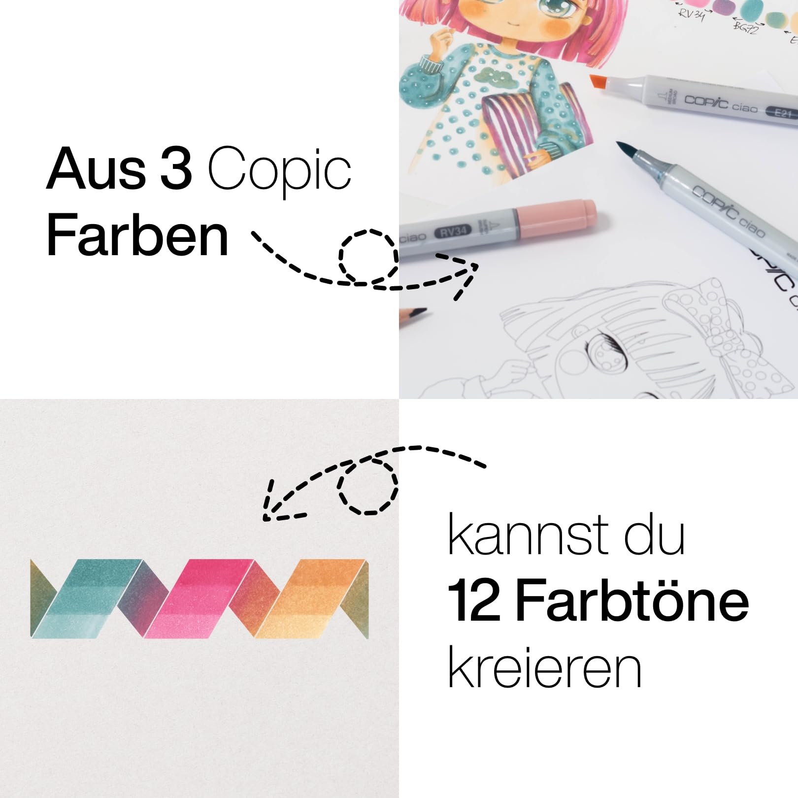 copic-ciao-layer-mix-vibrant-palette-3er-marker-set-mit-brush-und-keilspitze image 5