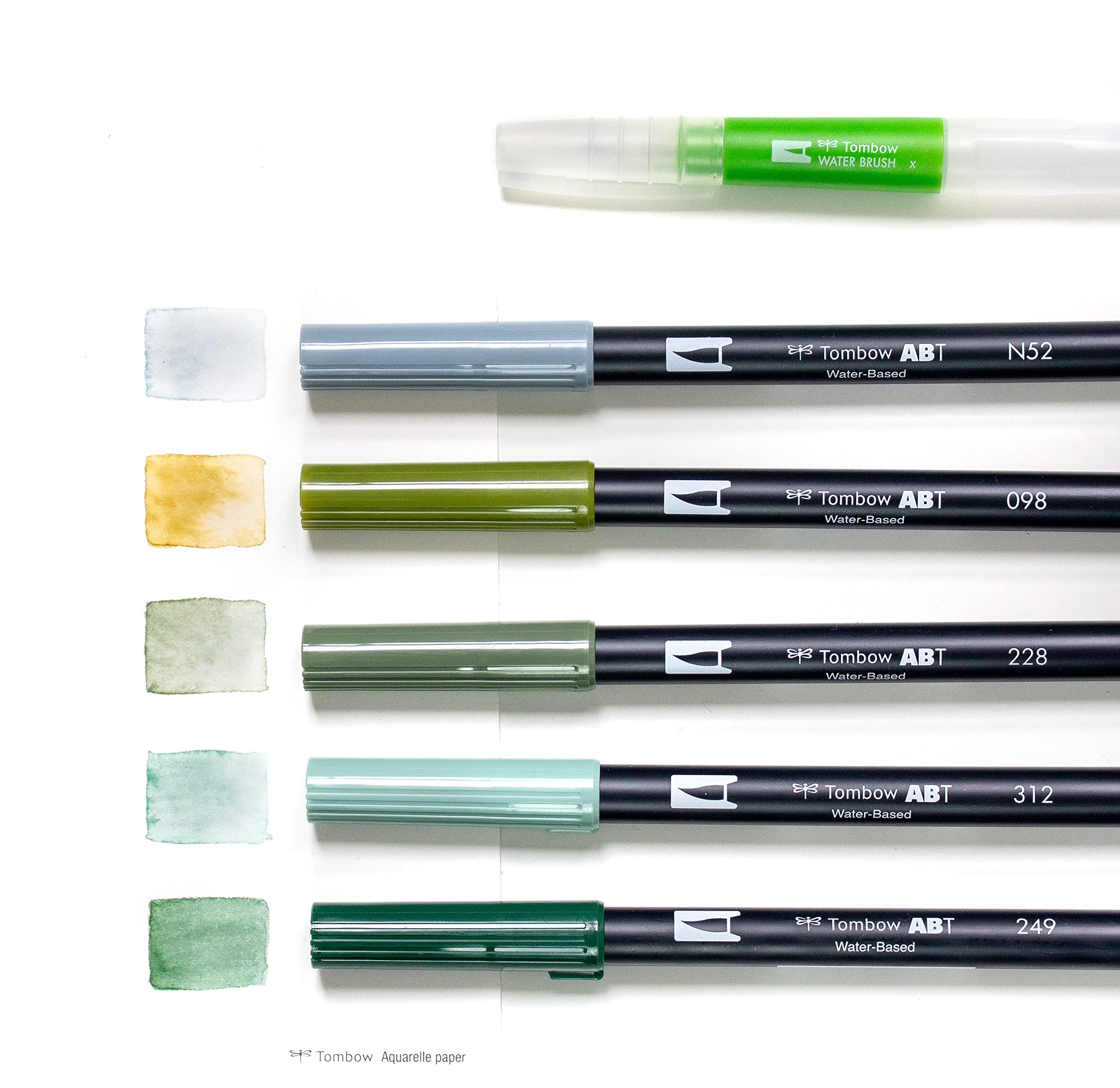 tombow-watercoloring-set-greenery-wcs-gr-9-teiliges-aquarell-set image 3