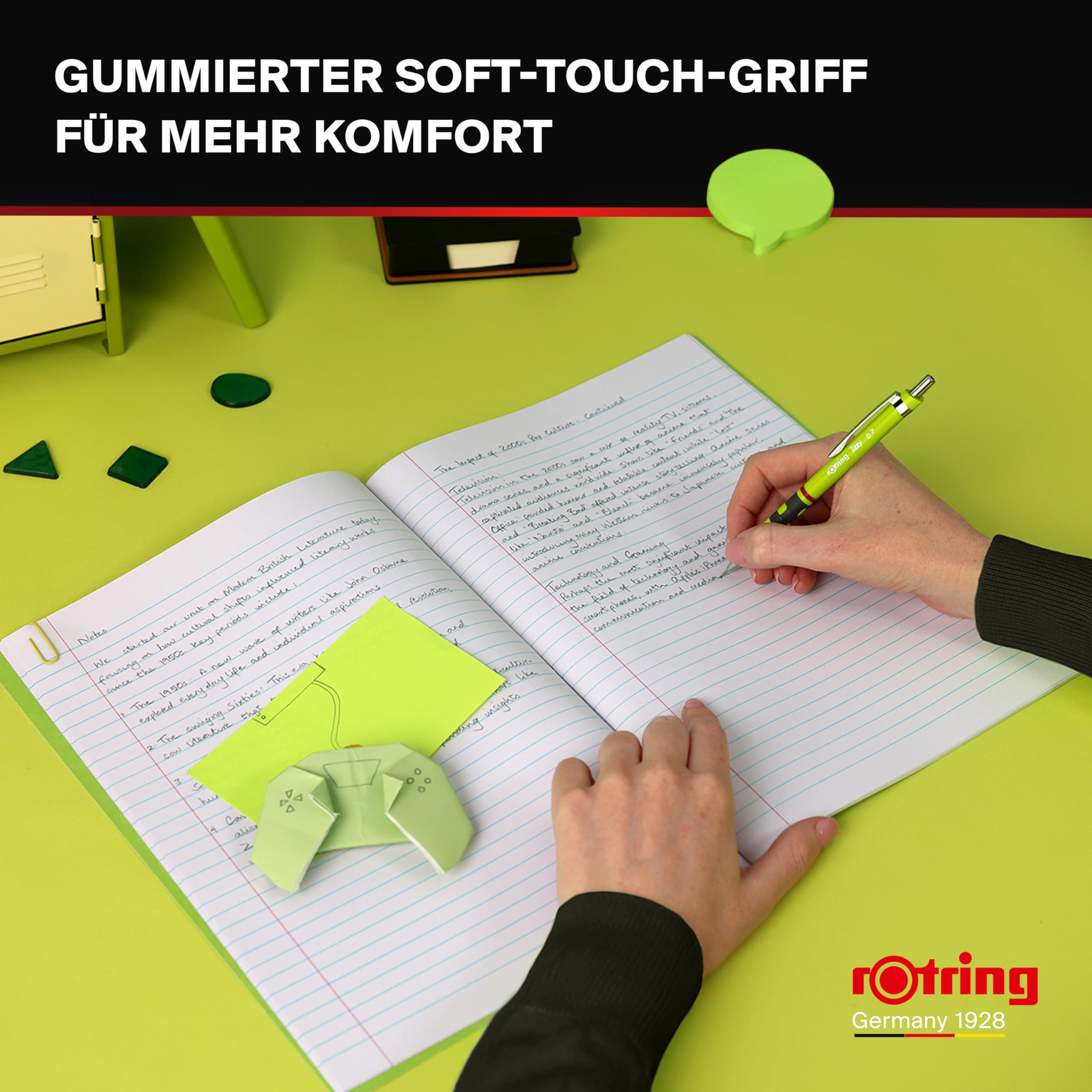 rotring-tikky-druckbleistift-hb-0-7-mm-irisblauer-dreikantschaft-12er-pack image 5