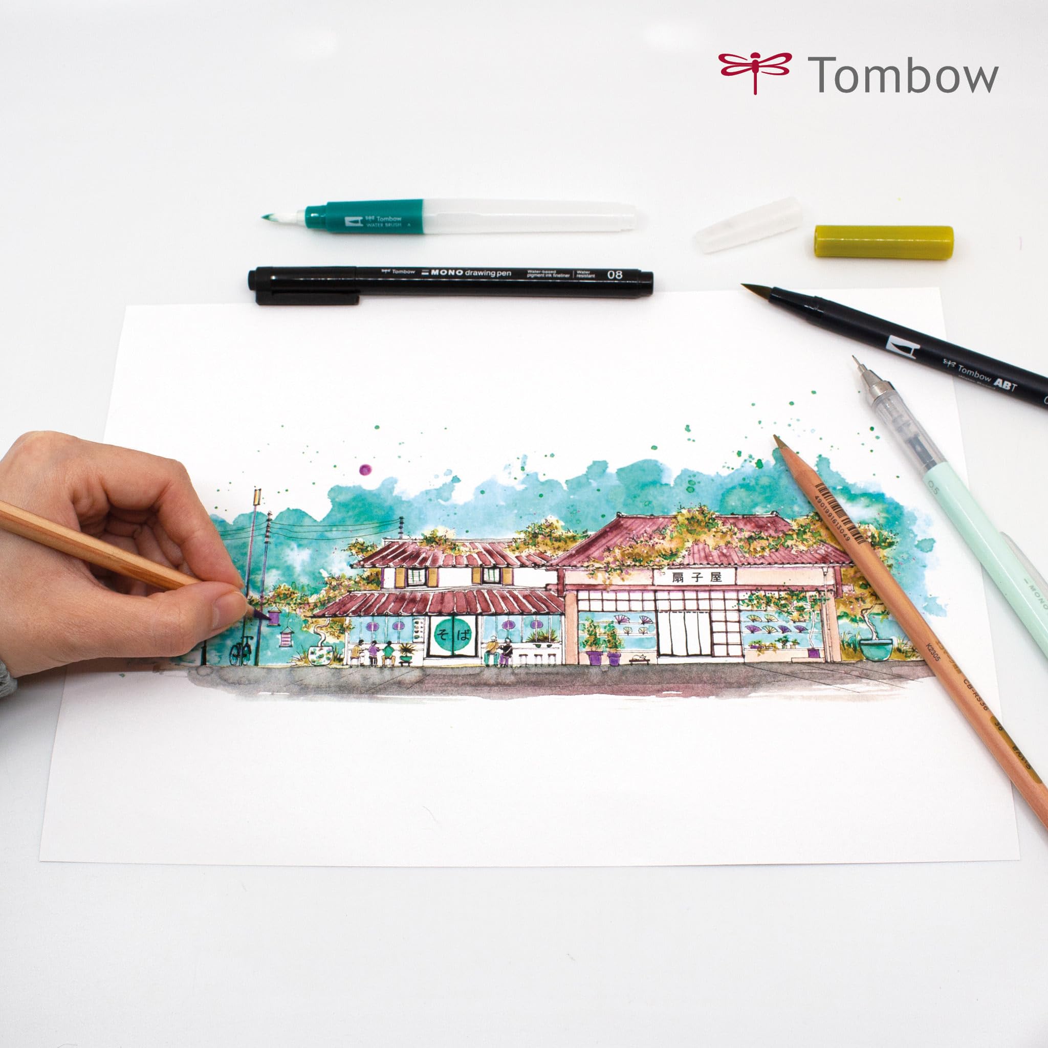 tombow-urban-sketching-set-9-teilig-in-metalldose-abt-dual-brush-pen-abt-pro-iro image 5