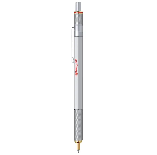 rotring-800-kugelschreiber-mittlere-spitze-schwarzer-schaft image 1