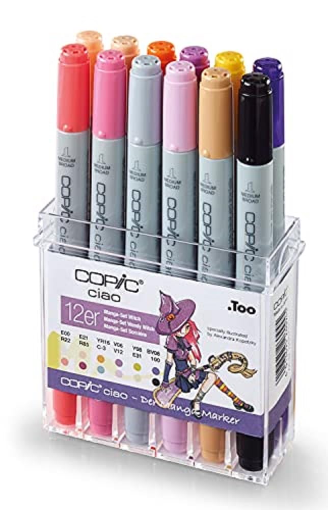 copic-ciao-marker-12er-manga-set-schuluniformen-twin-marker-im-acryl-display image 6
