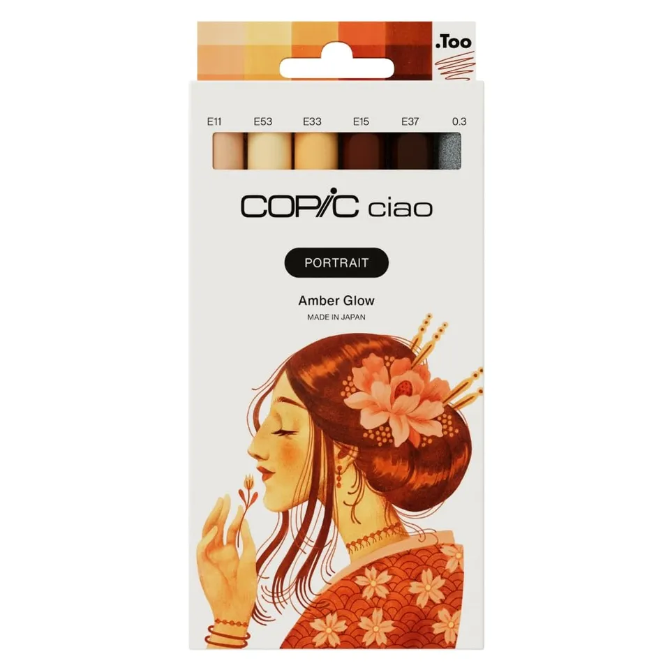 copic-ciao-portrait-set-amber-glow-marker-set-5-beige-und-sandt-ne-multiliner-0- image 1