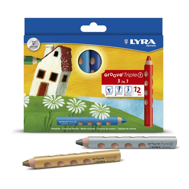 lyra-groove-tripleone-dreikant-bleistift-3-in-1 image 1