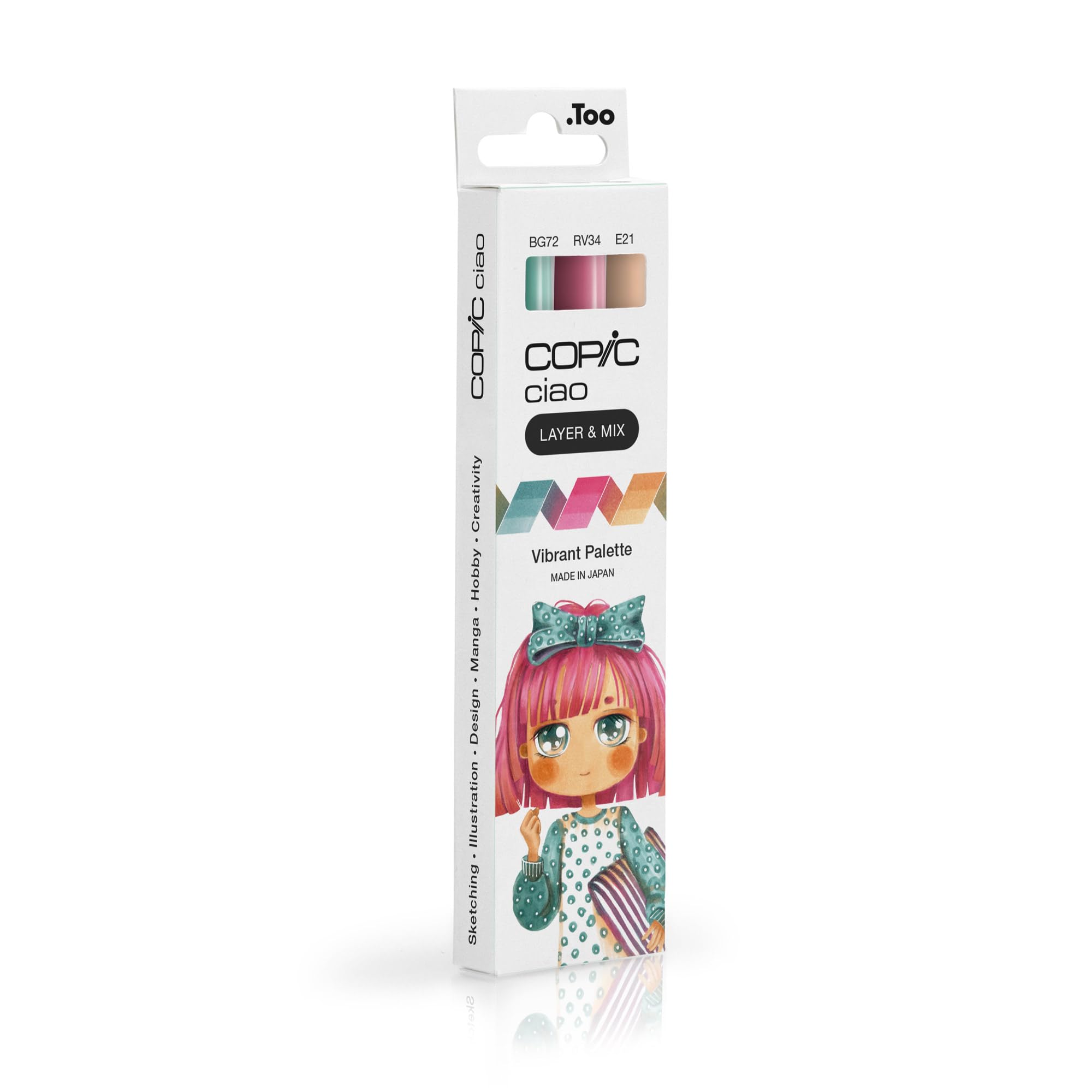 copic-ciao-layer-mix-vibrant-palette-3er-marker-set-mit-brush-und-keilspitze image 4
