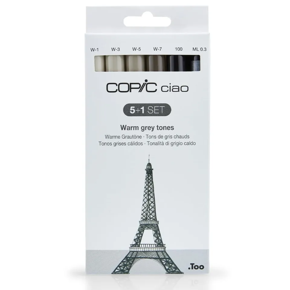 copic-ciao-5-1-set-warme-graut-ne-marker-multiliner-0-3-mm image 1