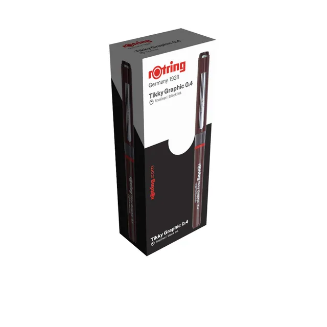 rotring-tikky-grafik-faserschreiber-0-4-mm-schwarz-12er-box image 1