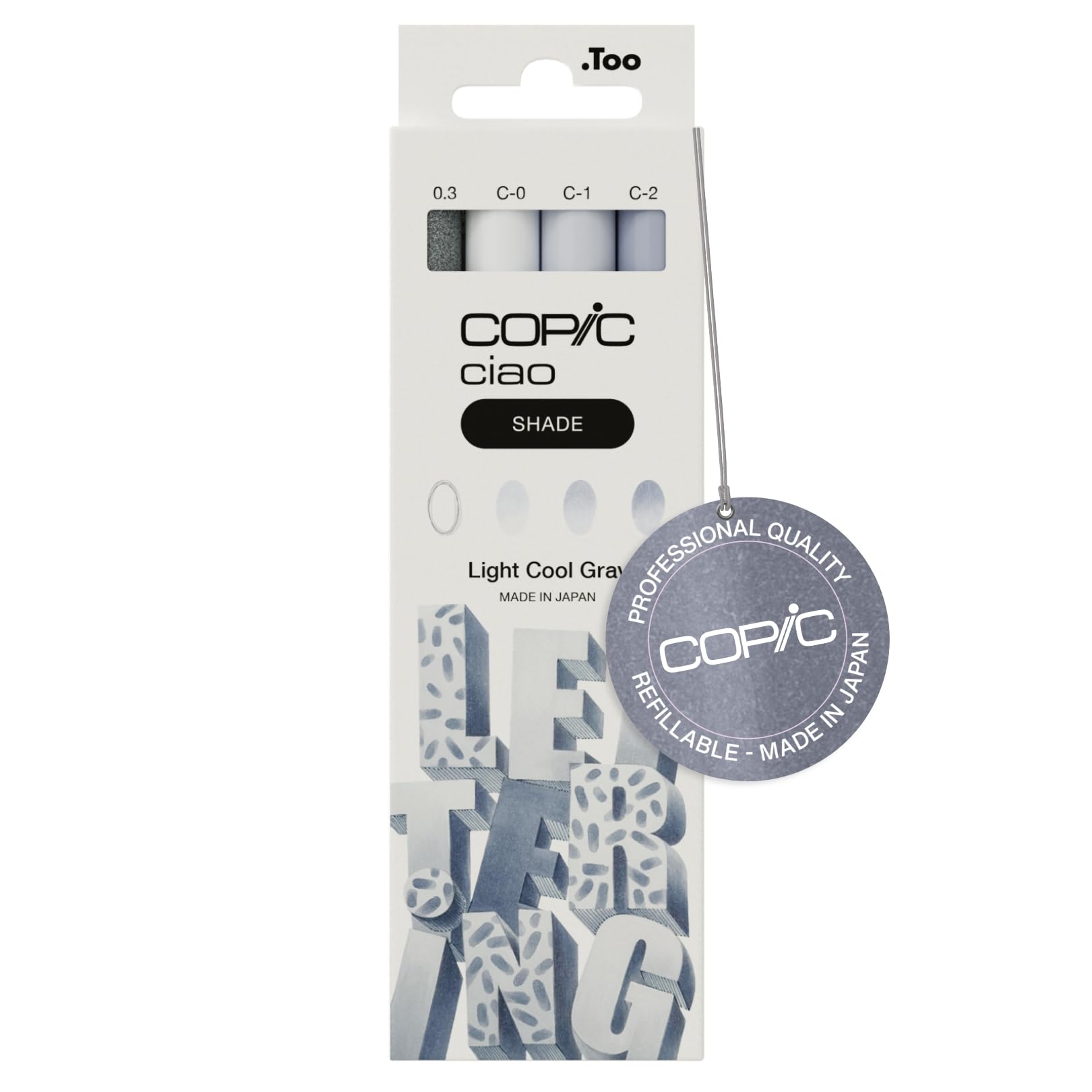 copic-ciao-shade-set-light-cool-gray-3-twin-marker-multiliner-0-3-mm image 1