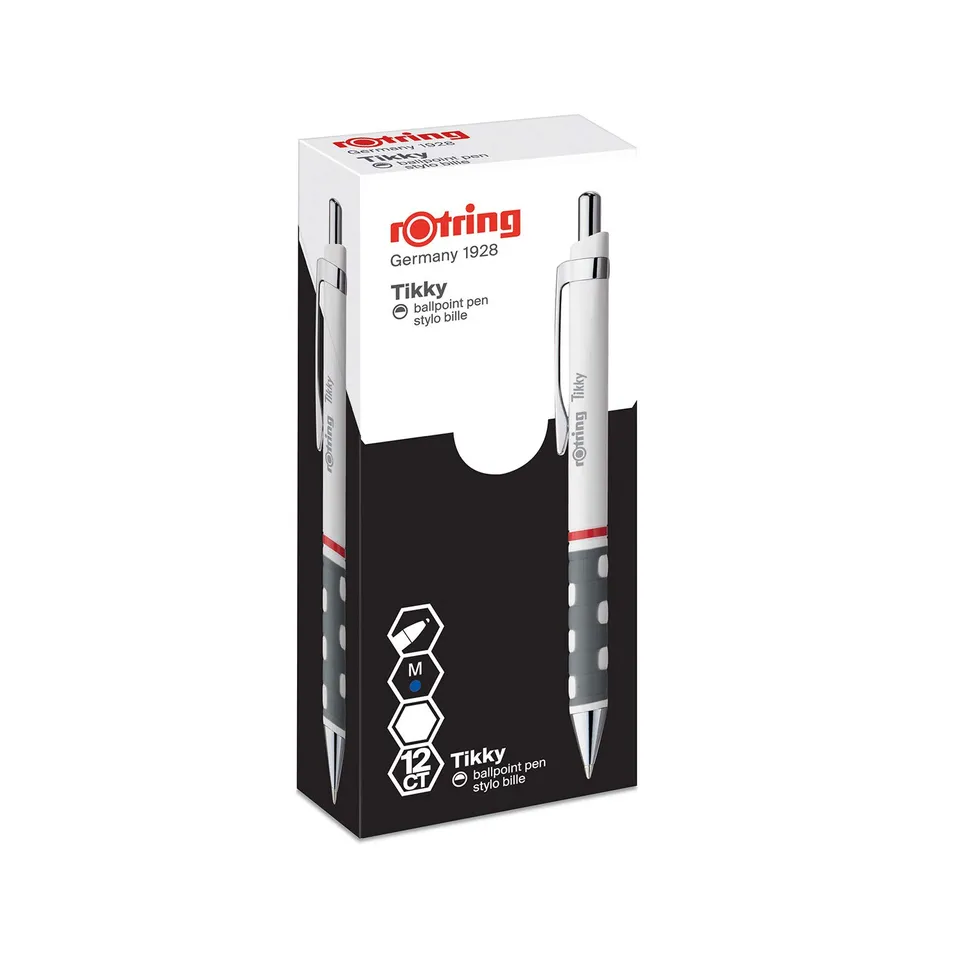rotring-tikky-kugelschreiber-1-0-mm-blau-wei-12-st-ck image 1