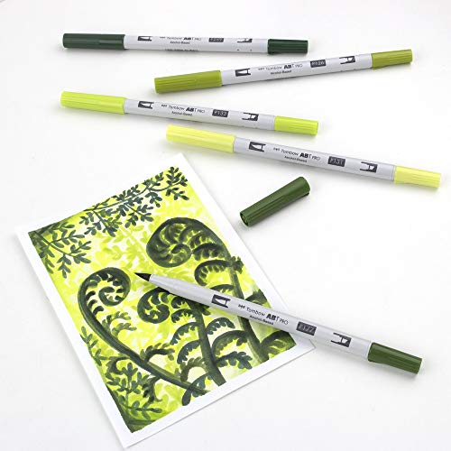 tombow-abt-pro-alkoholmarker-green-colors-5er-pack image 7