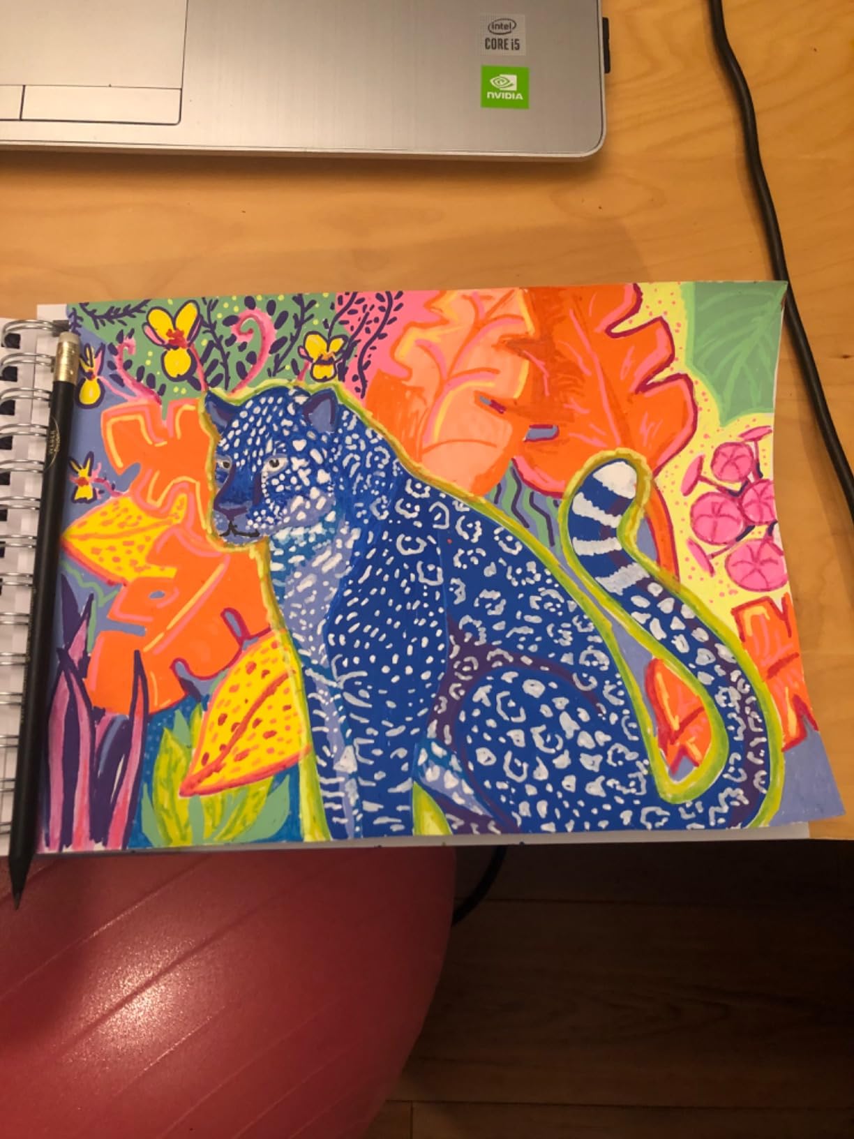 Leuchtende Farben, super Verlauf