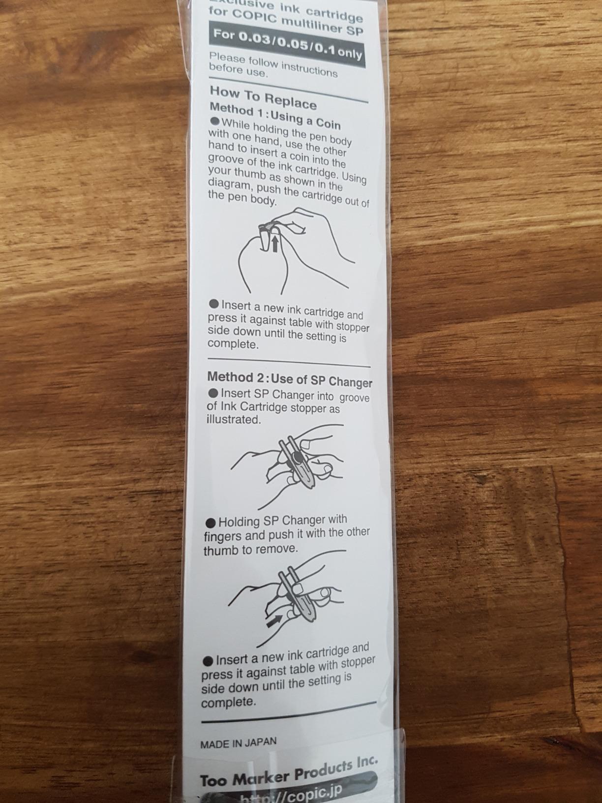 Fineliner gerettet
