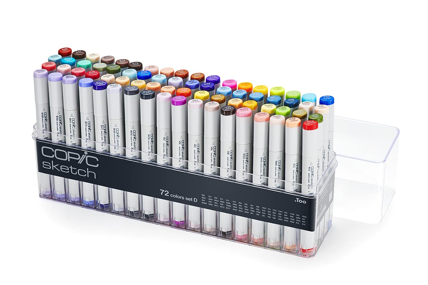 copic-sketch-set-72-colors-c-twin-marker-mit-medium-broad-und-super-brush-im-acr image 8