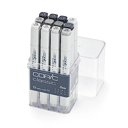 copic-classic-tg-toner-set-12-farben-grau-alkoholmarker-mit-dual-spitzen image 2