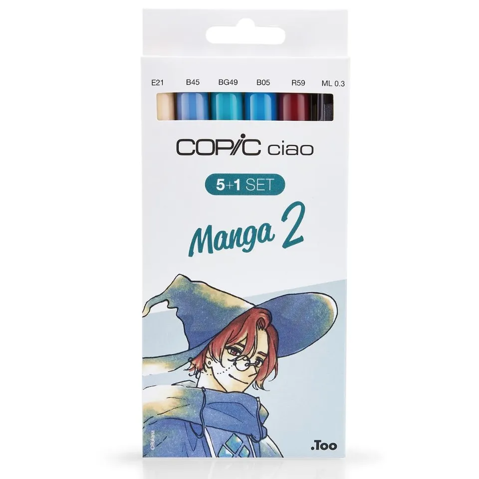 copic-ciao-marker-5-1-set-manga-2-5-allround-grafikmarker-mit-dual-spitze-medium image 1