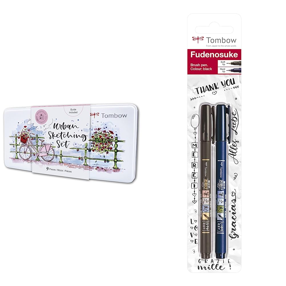 tombow-urban-sketching-set-9-teilig-in-metalldose-abt-dual-brush-pen-abt-pro-iro image 6