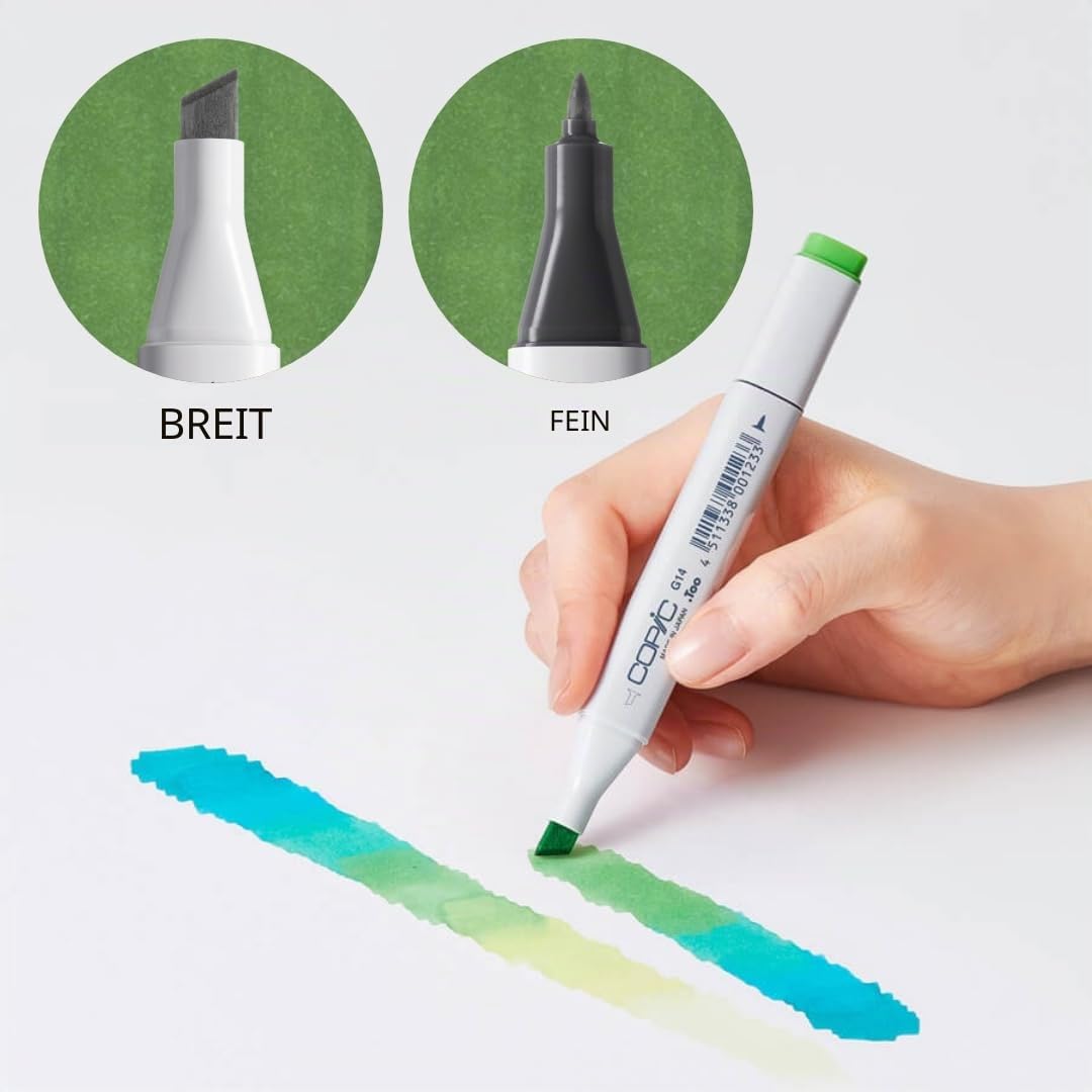 copic-classic-designer-collection-summer-leaf-tints-marker-set-3-twin-marker-yg2 image 4