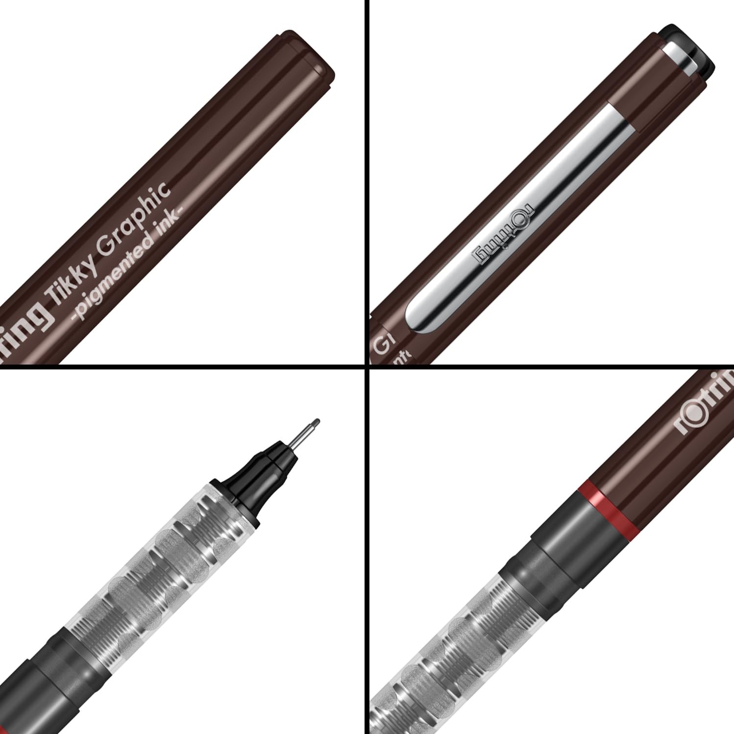 rotring-tikky-grafik-fineliner-0-3-mm-schwarze-tinte-12er-box image 3