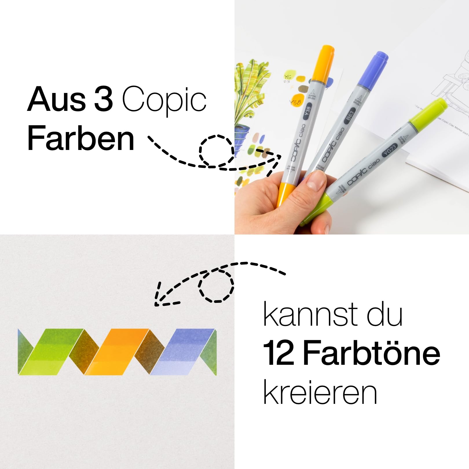 copic-ciao-layer-mix-botanic-palette-marker-set-3-farben-yg-23-y-38-b-63 image 5