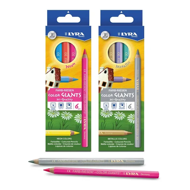 lyra-color-giants-metallic-und-fluo-riesen-farbstifte image 1