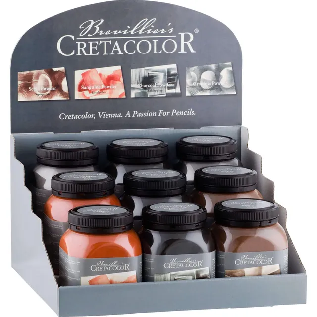 cretacolor-artist-powder-display-k-nstlerpulver-zeichnungspulver image 1