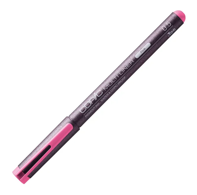 copic-multiliner-0-5-mm-pink-fineliner-mit-wasserbest-ndiger-pigmenttinte image 1