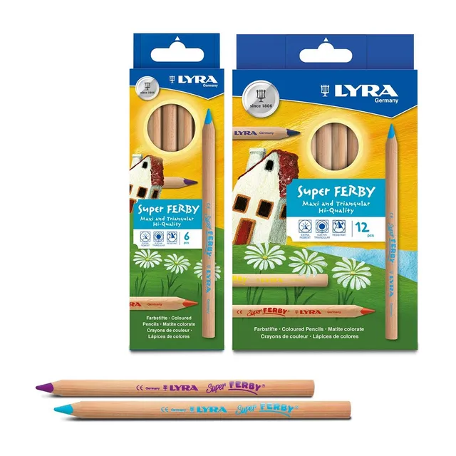 lyra-super-ferby-nature-buntstift-dreikant-natur image 1