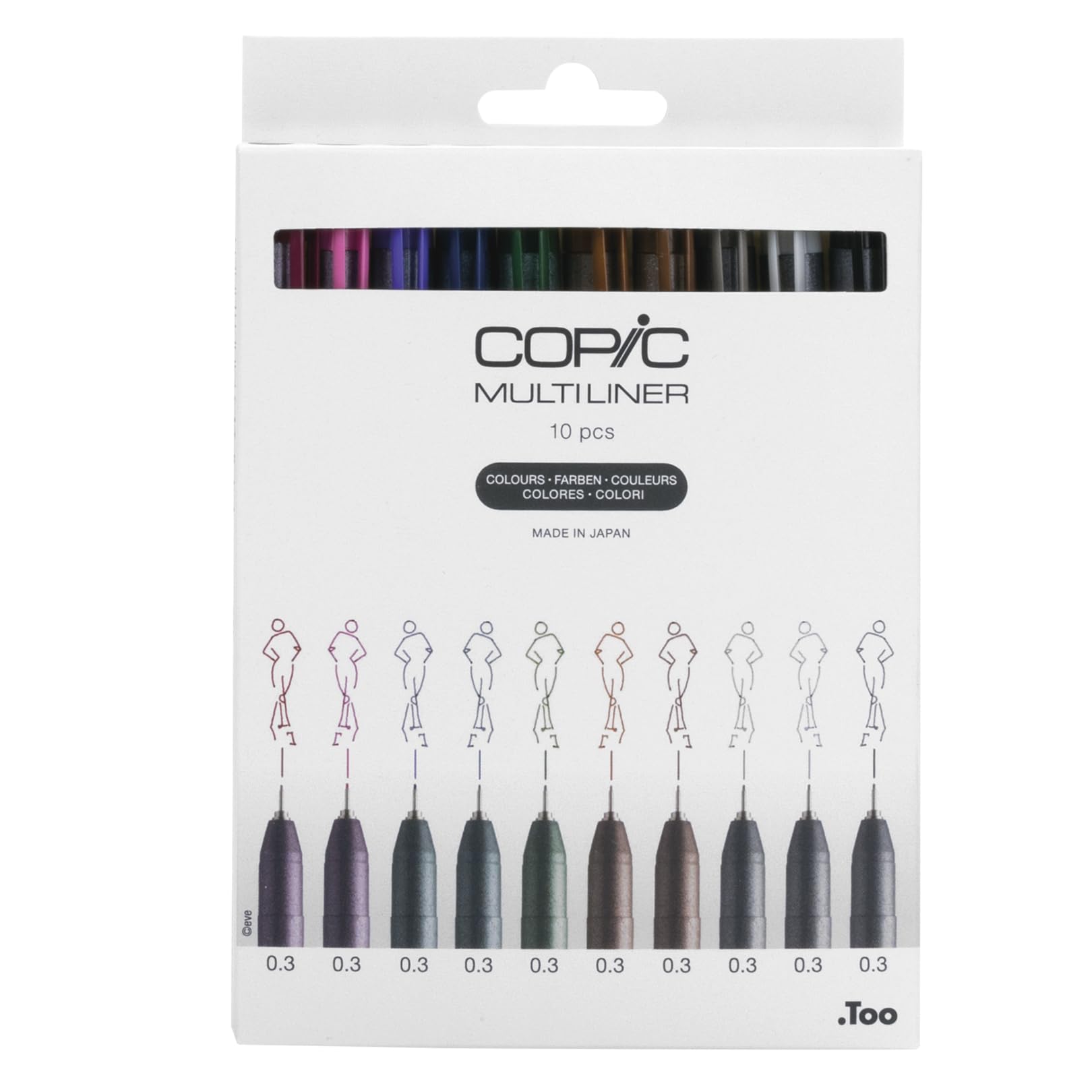 copic-multiliner-set-colors-0-3-mm-10-fineliner-farbig-wasserfest image 1
