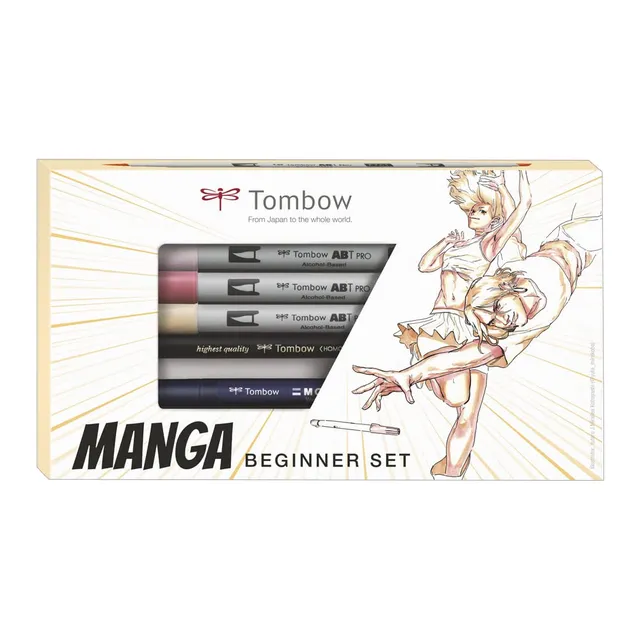 tombow-abt-pro-manga-beginner-set-7-teilig-mit-anleitung image 1
