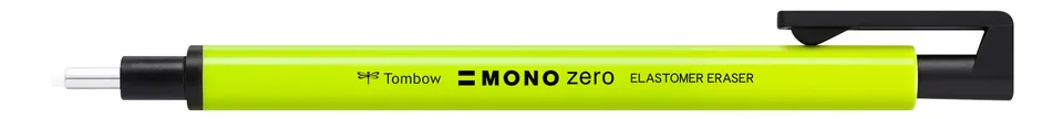 tombow-mono-zero-pr-zisionsradierer-eh-kur53-rundspitze-2-3-mm-neongelb image 1
