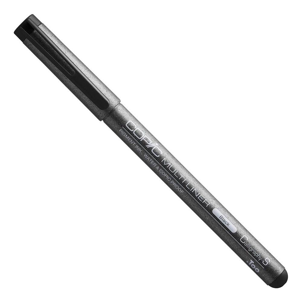 copic-multiliner-calligraphy-s-black-2-mm-fineliner-wasserfest image 1