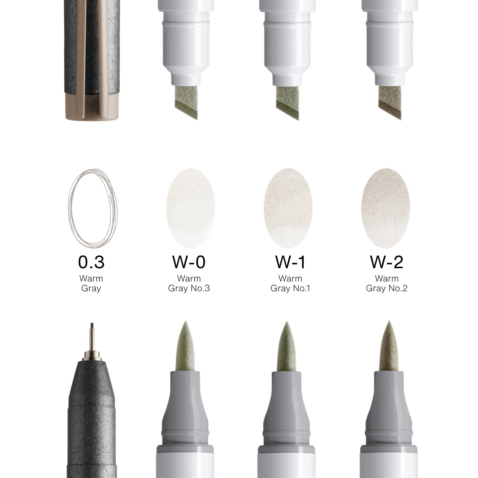copic-ciao-shade-twin-marker-3er-set-light-warm-gray-multiliner-0-3-mm image 2