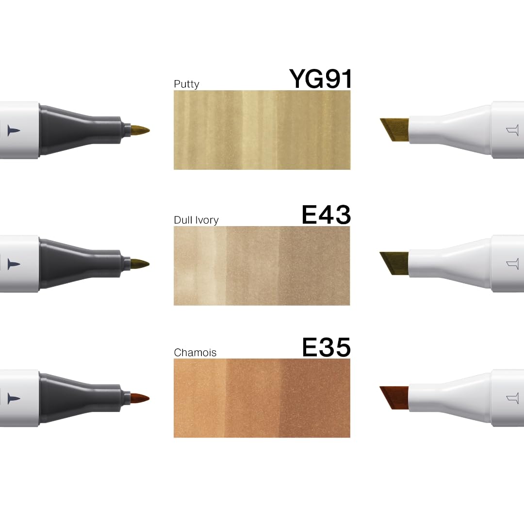 copic-classic-designer-collection-pale-wood-tints-3er-set-yg91-e43-e35 image 2