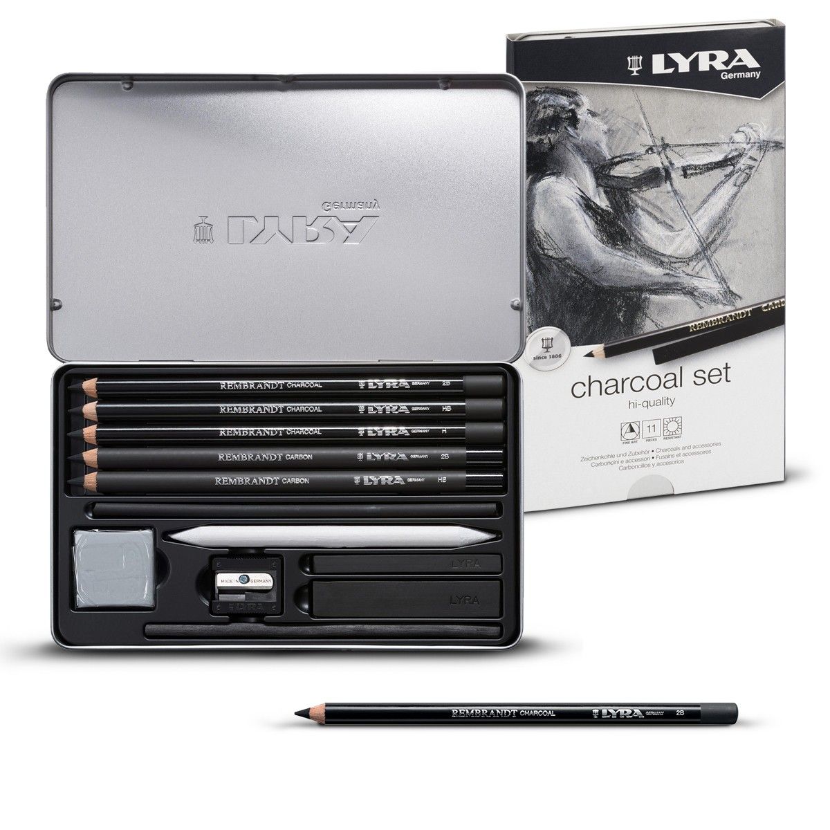 lyra-rembrandt-charcoal-set-k-nstler-kohle-set image 1