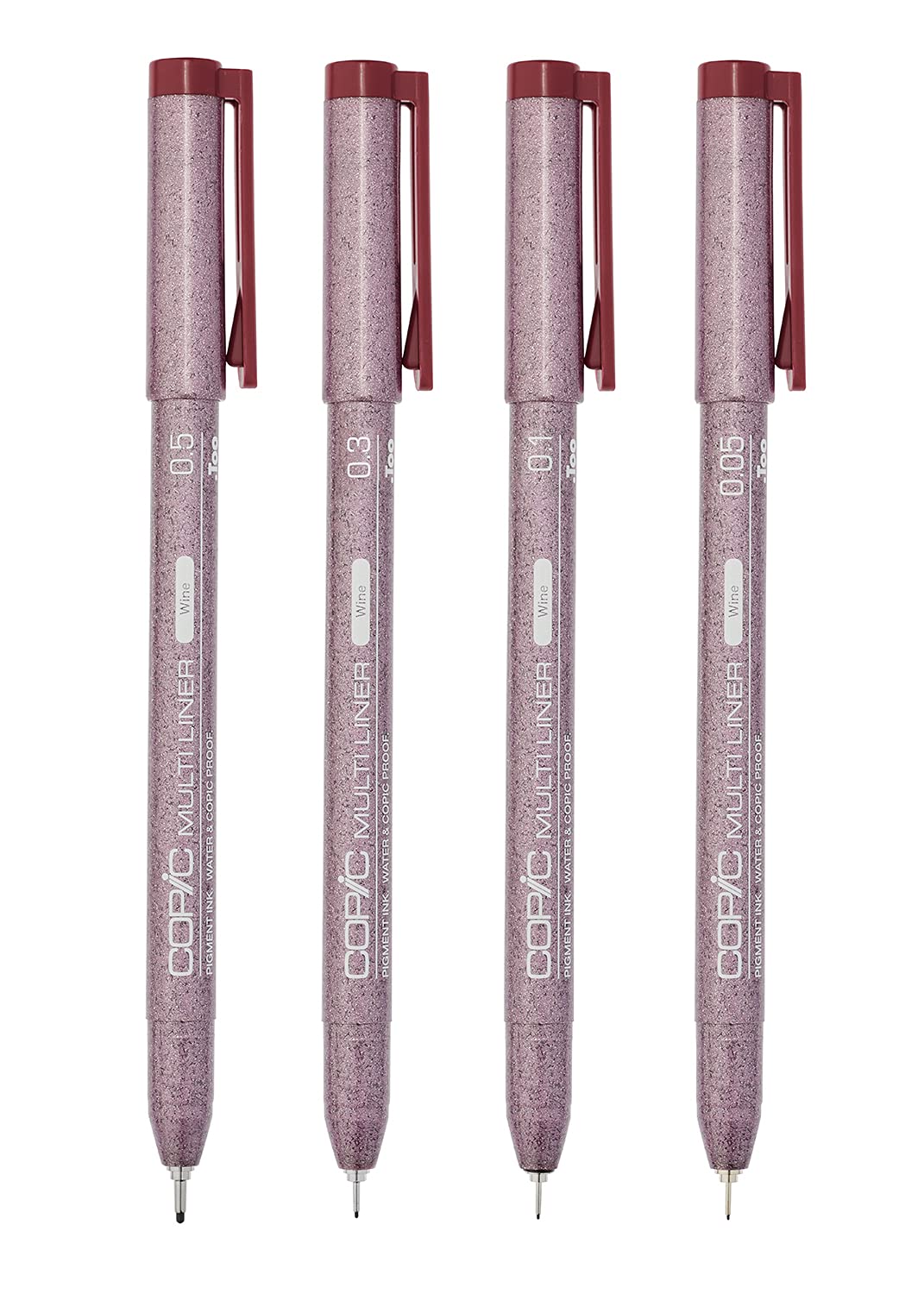 copic-multiliner-set-wine-4-fineliner-0-05-0-1-0-3-0-5-mm image 2