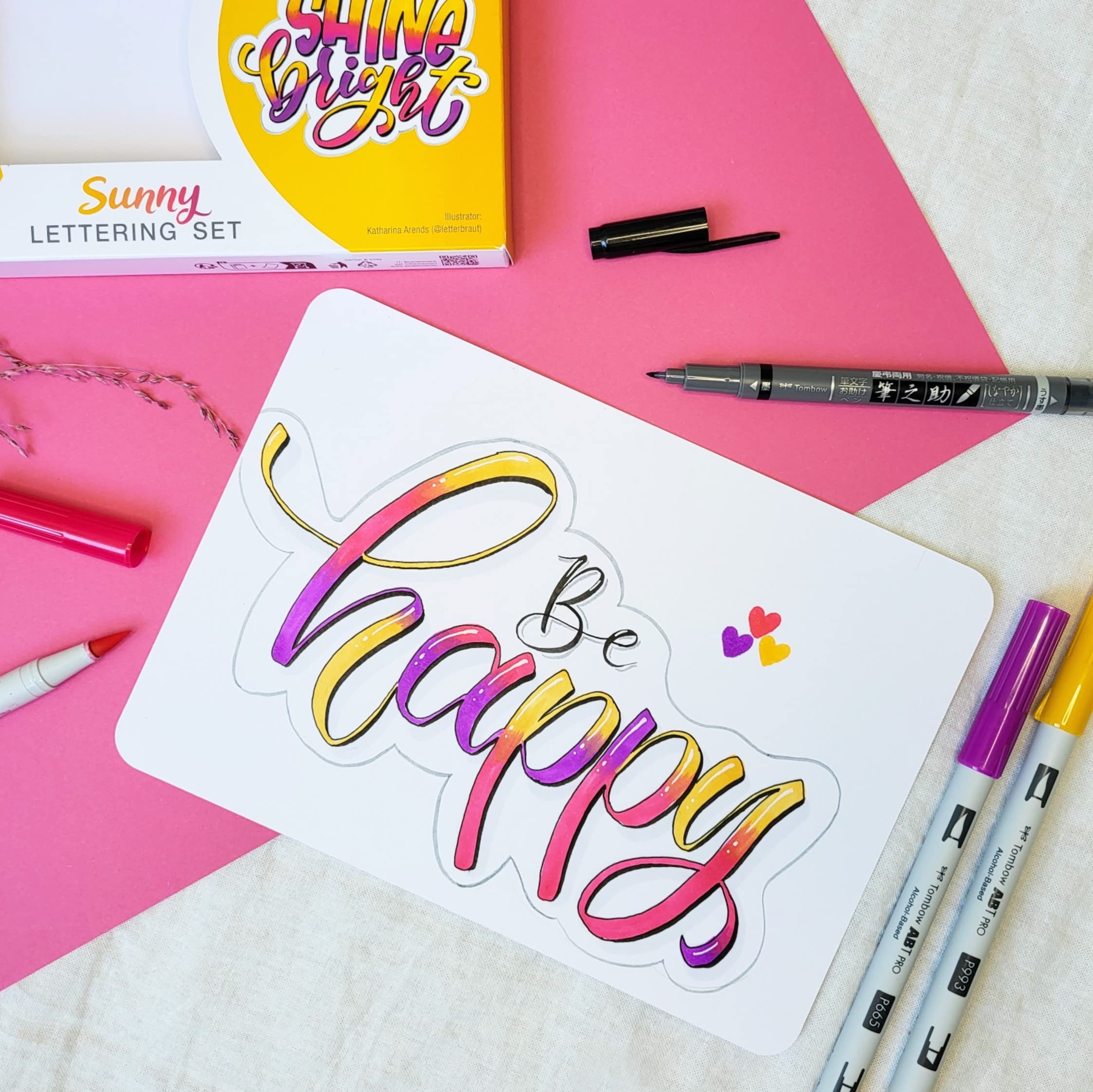 tombow-sunny-lettering-set-ls-abtp-3x-abt-pro-fudenosuke-twin-mit-anleitung image 6