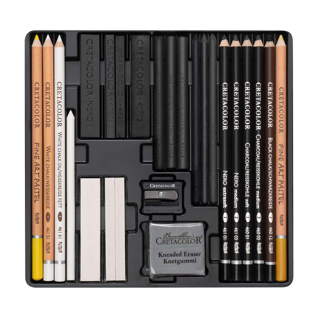 cretacolor-wolf-box-monolith-zeichenset-geschenkbox image 3