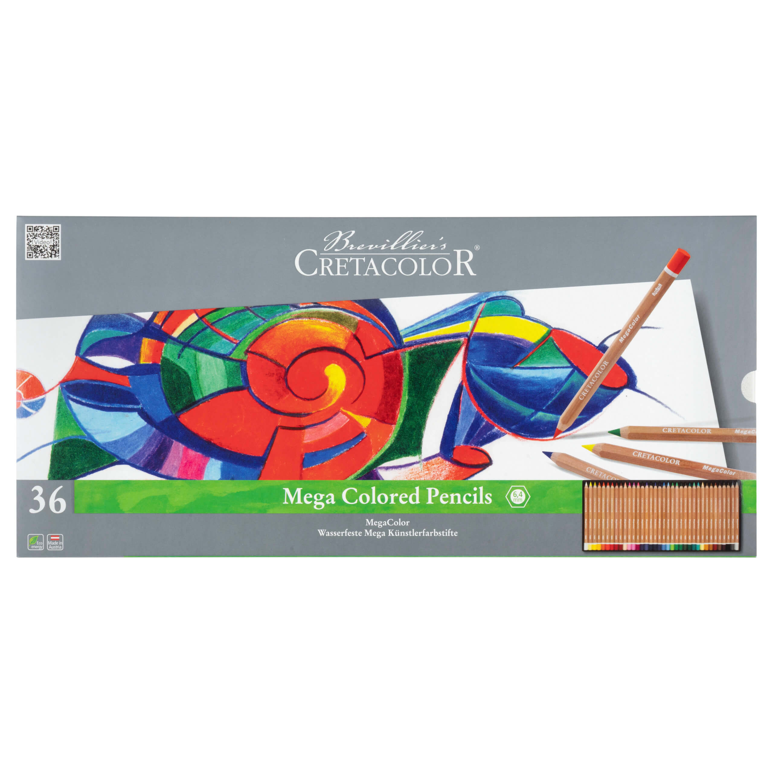 cretacolor-megacolor-farbstifte-36-farben-k-nstler-farbstiftset image 1