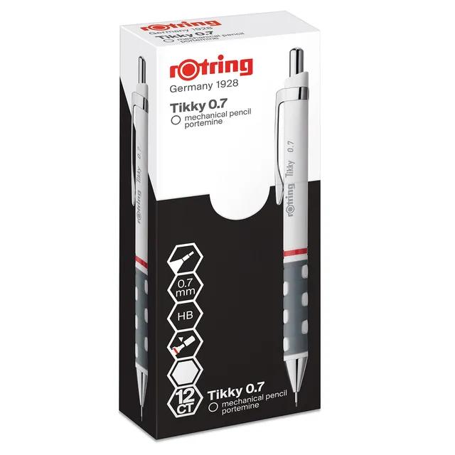 rotring-tikky-druckbleistift-hb-0-7-mm-blau-12er-box image 1