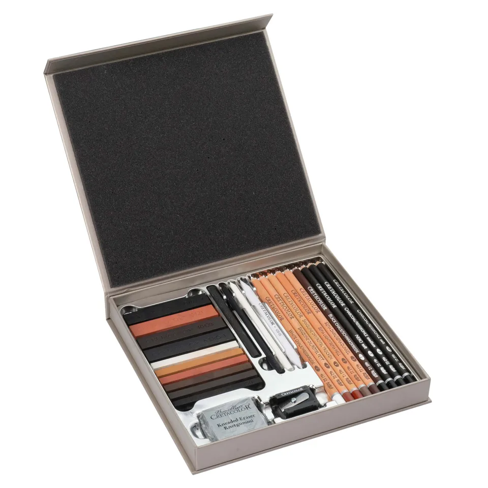 cretacolor-passion-box-geschenk-box-zeichenset image 1