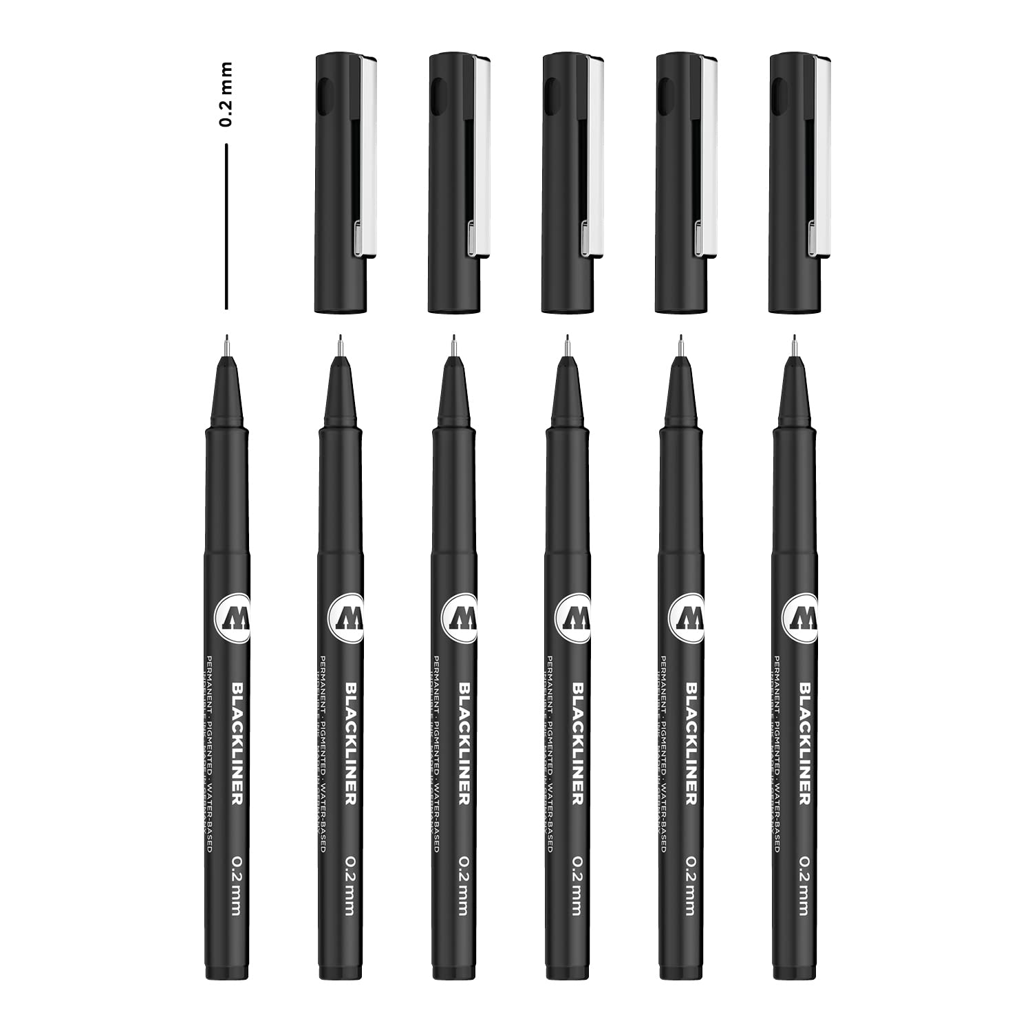 molotow-blackliner-keilspitze-fineliner-set-schwarz-6-st-ck image 6