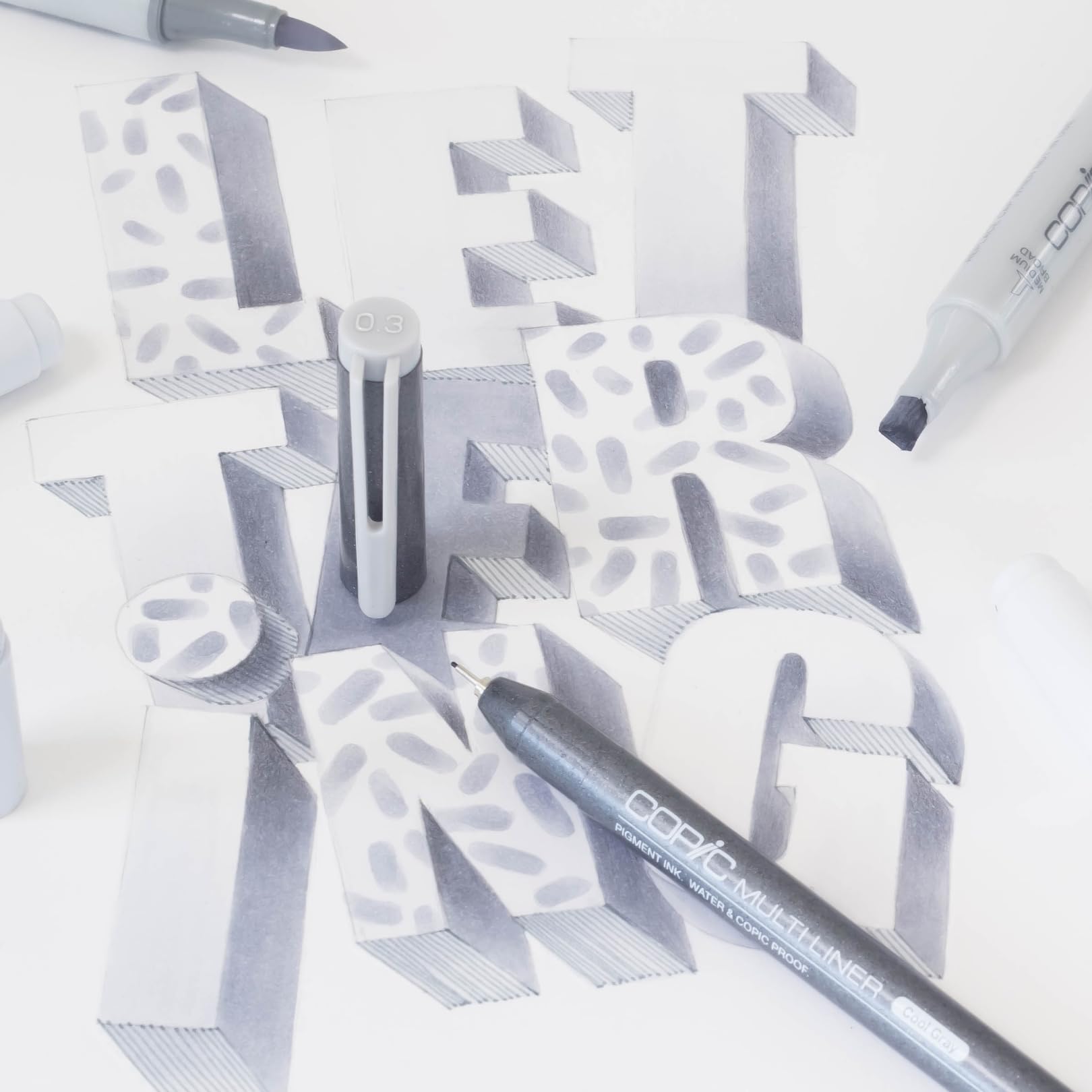 copic-ciao-shade-set-light-cool-gray-3-twin-marker-multiliner-0-3-mm image 5