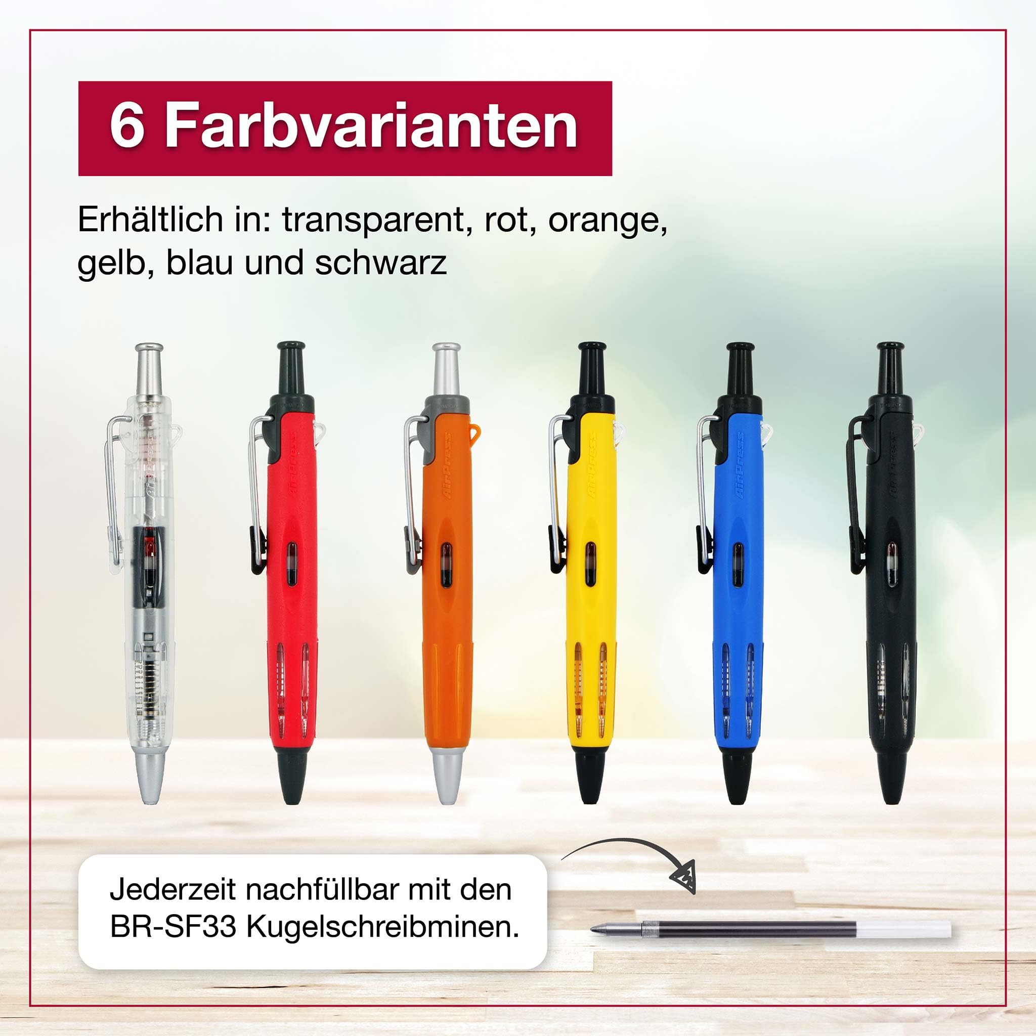 tombow-airpress-pen-vollschwarz-0-7-mm-druck-kugelschreiber-wetterfest image 8