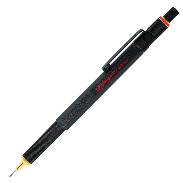 rotring-800-druckbleistift-0-5-mm-schwarz-vollmetall image 1